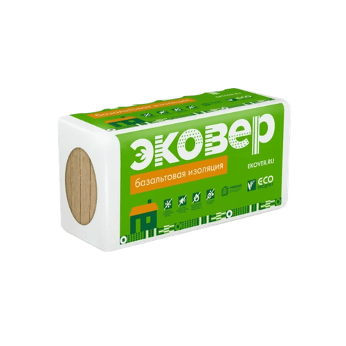 Утеплитель Эковер Фасад Декор Оптима  1000х600х50мм (0,18 м3)